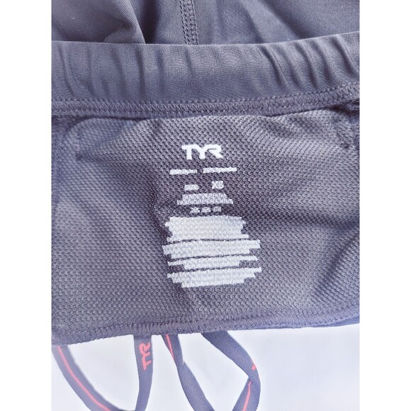 TYR Men's 9" Competitor Tri Shorts Triathalon RCMNXP6A w/ Pad $70 MSRP Black, XS - Picture 12 of 13